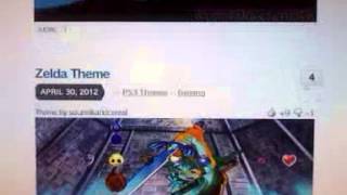 Famous ps3 dynamic theme how to tutorial Zelda Wealth