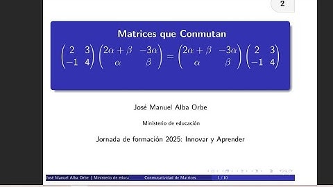 Matrices que Conmutan: AB = BA | Resolución paso a paso.