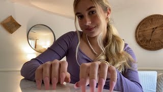 ASMR | LOFI Fast Tapping and Scratching on the Table, Marble and Wood | Camera and Nail Tapping