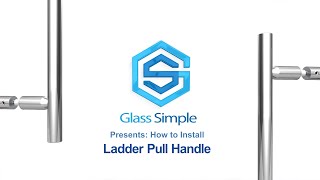 How To Install A Ladder Pull Handle 8 X 8 Lh12, Compare To Ladder Lp8X8, Hl8Btb - Gl Simple