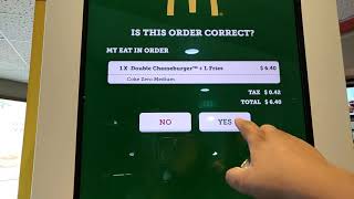 McDonald's Self-Ordering Kiosk in Singapore