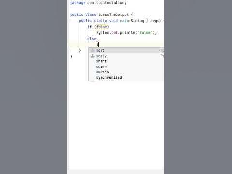Guess the output | Java tricks | Java challenge | #4 | #shorts - YouTube