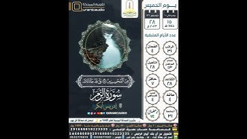 سورة الزمر الآية ٥٧-٥٩  القارئ إدريس أبكر