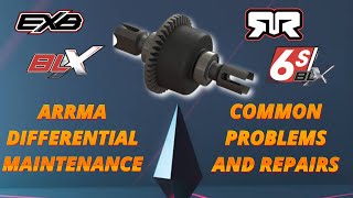 ARRMA 6S DIFFERENTIAL REPAIRS MAINTENANCE AND NOISES.