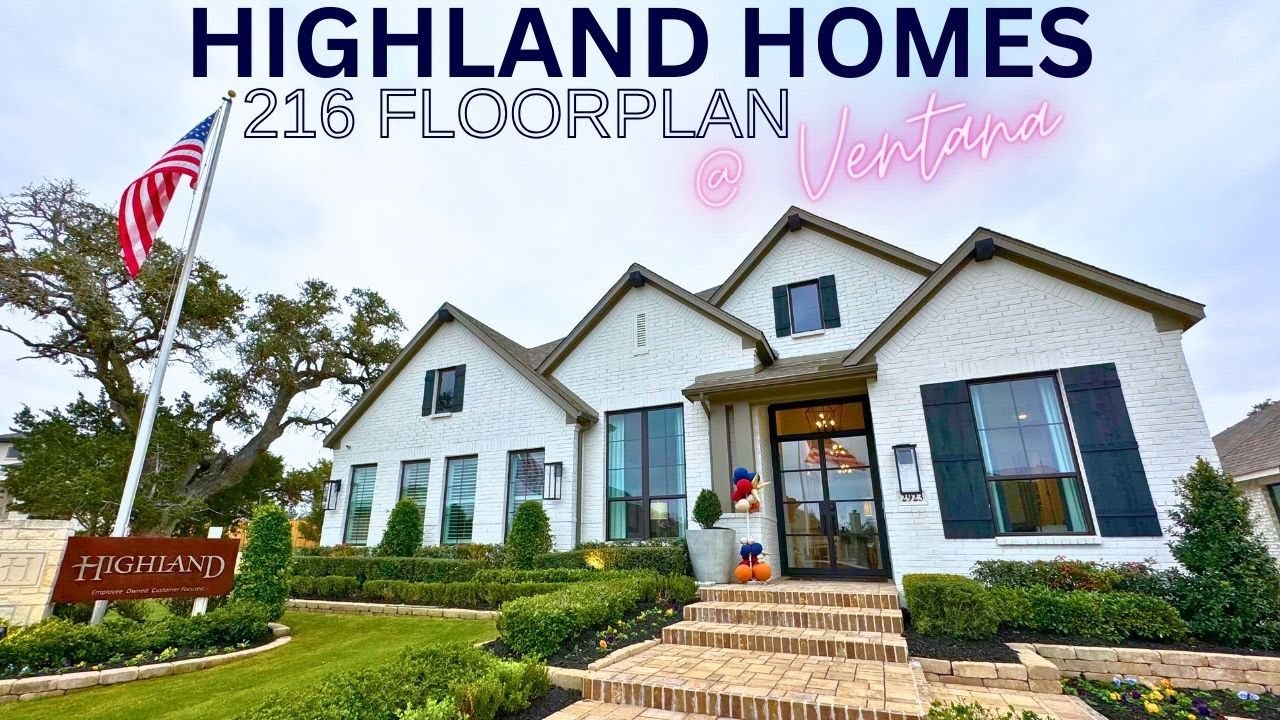 216 Plan by Highland Homes Ventana Community 3,050 SQFT Bulverde, TX YouTube