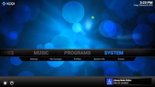 Kodi Oscars Movie Node Tutorial