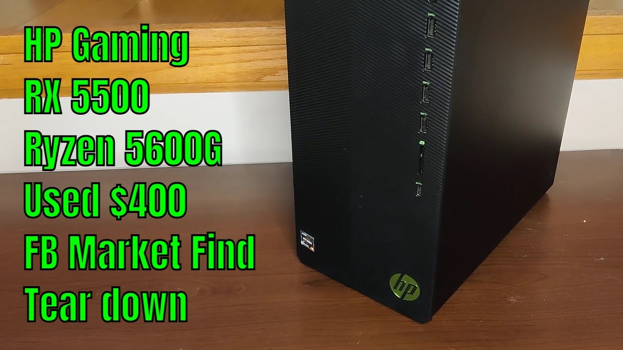 HP Pavilion Gaming Desktop, AMD Radeon RX 5500, AMD Ryzen 3 5300G  Processor, 8 GB RAM, 512 GB SSD, Windows 11 Home, 9 USB Ports, Keyboard and  Mouse