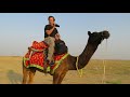 SUNSET CAMEL RIDE IN INDIAN DESERT WITH MICHAEL JACKSON (MY CAMEL)! (4K)