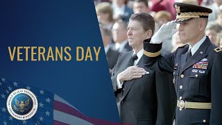 President Reagan's Remarks at a Veteran's Day Ceremony at Arlington Cemetery on November 11, 1985