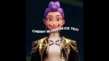 Thumbnail of cherry blossom ice tea!🌸🧊☕️#rujinu #kpdh #kdh #rumi #jinu #shorts #cherryblossomicetea