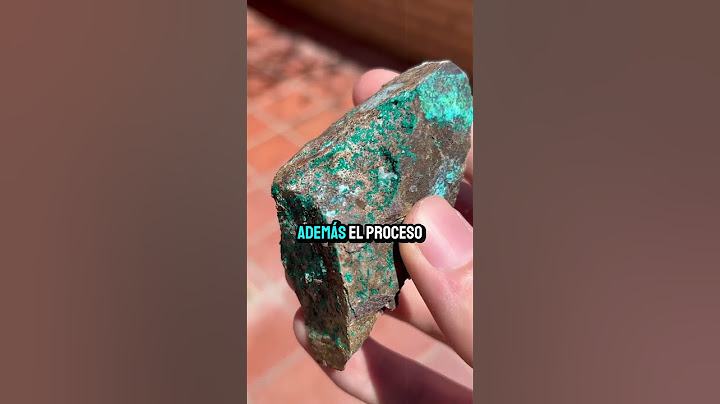 Encontrar estas rocas con un 90% de cobre es extremadamente raro