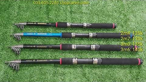 Thanh lý cần câu rút rẻ vô địch