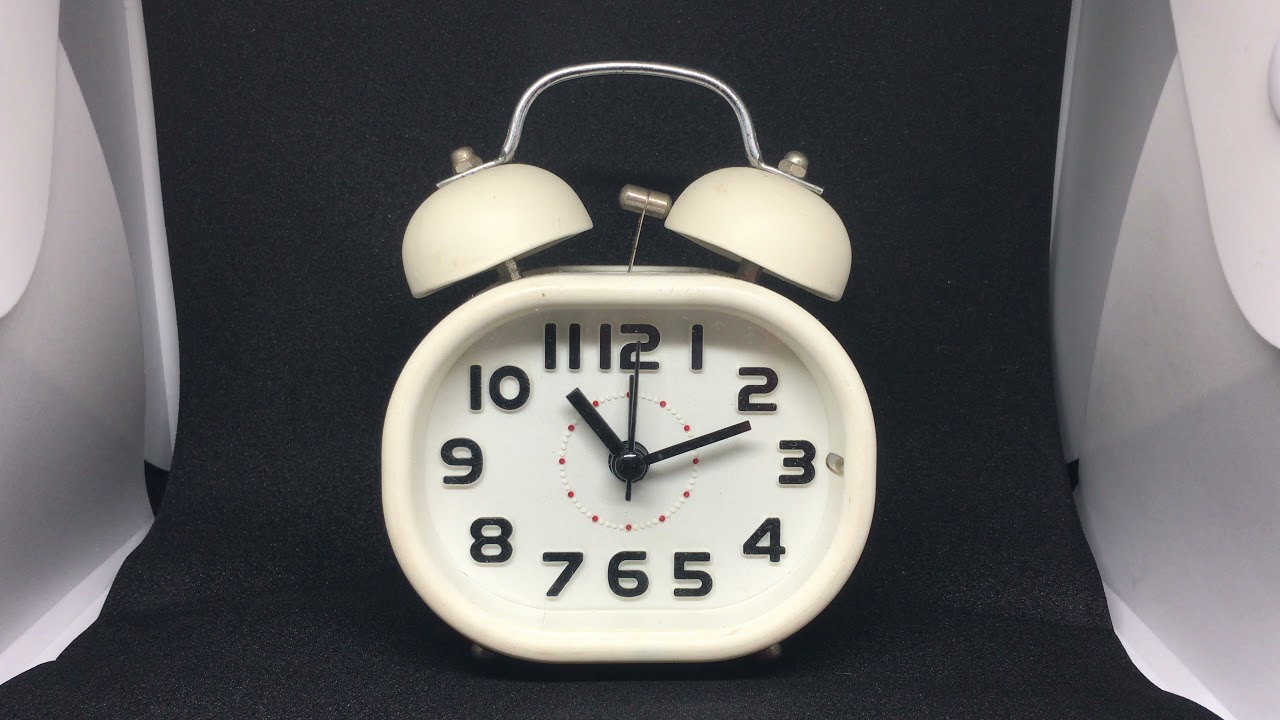 1 hour ticking old clock with real bell sound