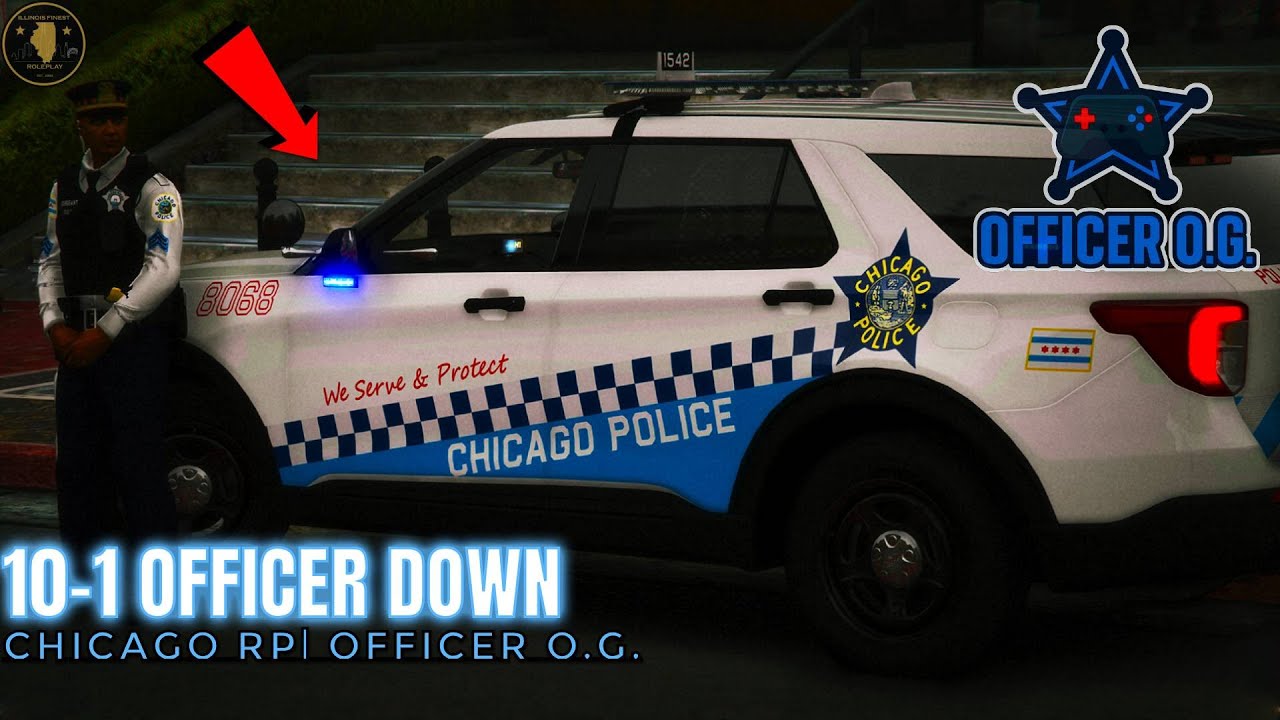 FiveM Chicago RP: Officer Down During Wild 10-1 Call 🚓💥
