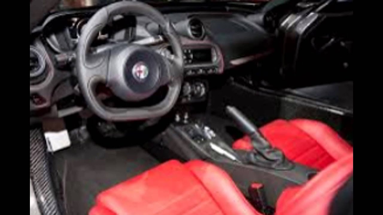 2016 Alfa Romeo 4c Coupe Interior Youtube