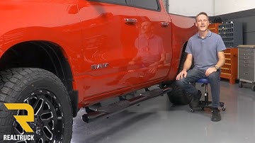 How to Install Ionic 5" Curved Black & Stainless Nerf Bars on a 2019 Dodge Ram 1500