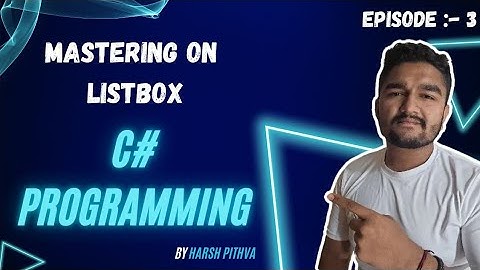 How to Create a ListBox in C# | Step-by-Step Tutorial for Beginners