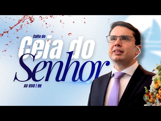 Culto Ao Vivo | Ceia do Senhor -  Pr Raphael Abdalla – Primeira Igreja Batista Guarapari | 07/06
