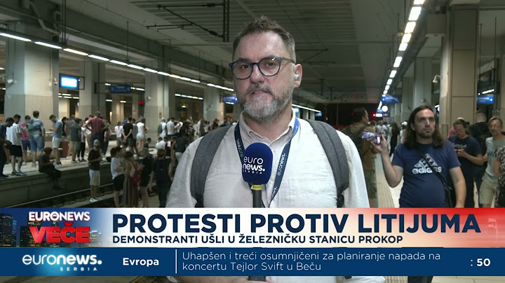 Demonstranti blokirali železničku stanicu Prokop