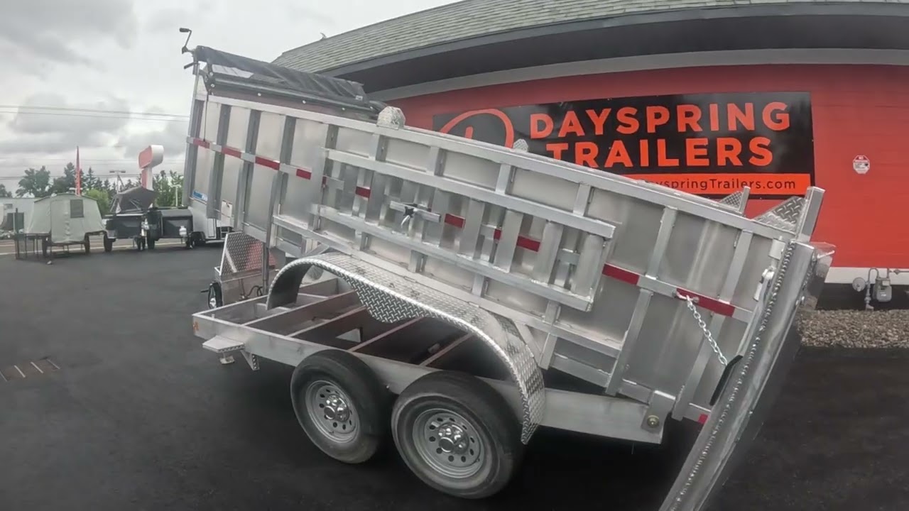 T2554 2025 CargoPro Trailers 7X14 Dump Trailer