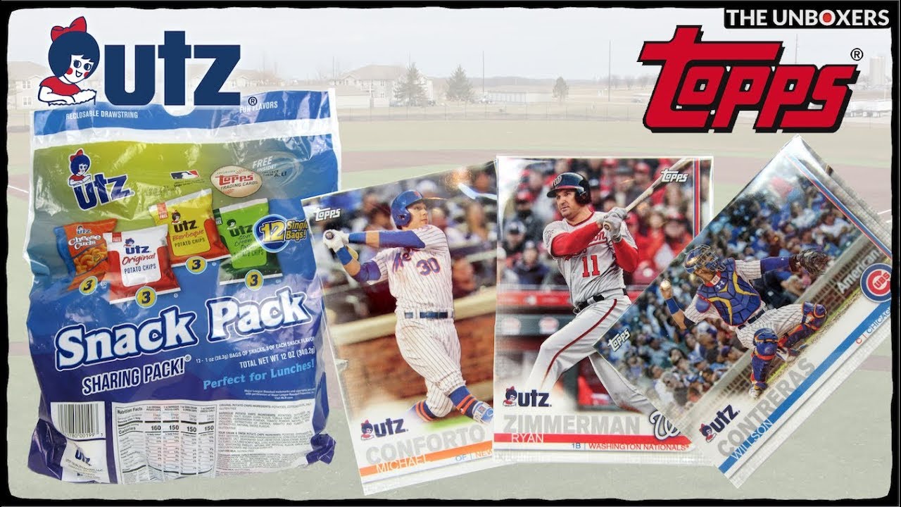 Topps 2019 Utz Major League Baseball Card Packs