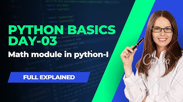 Python basics day3 (Math module Part-1)