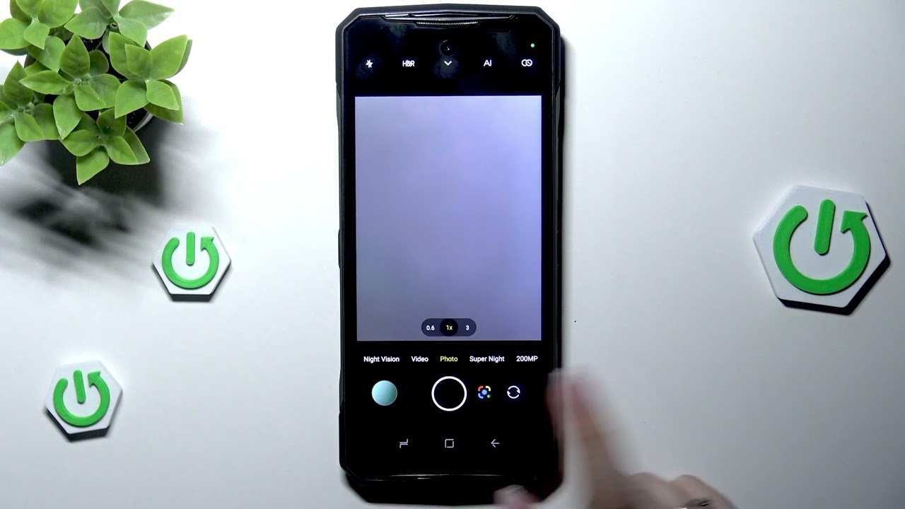 Как установить таймер камеры на DOOGEE V40 Pro