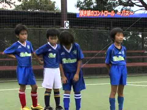 小学生 サッカー初心者の練習法 親子でトライ サッカー教室 第5回 スローインと浮き球のコントロール 3 浮き球のコントロール パス Youtube