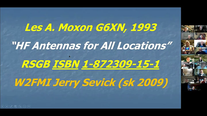 10M Moxon Antenna   John Portune W6NBC   NCDXC Mar...