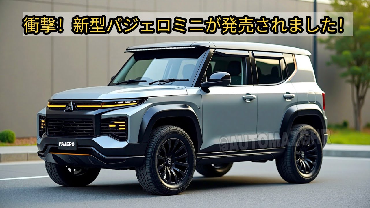 パジェロミニ 激震】660ccディーゼルエンジン搭載の新型パジェロミニが発売されまし