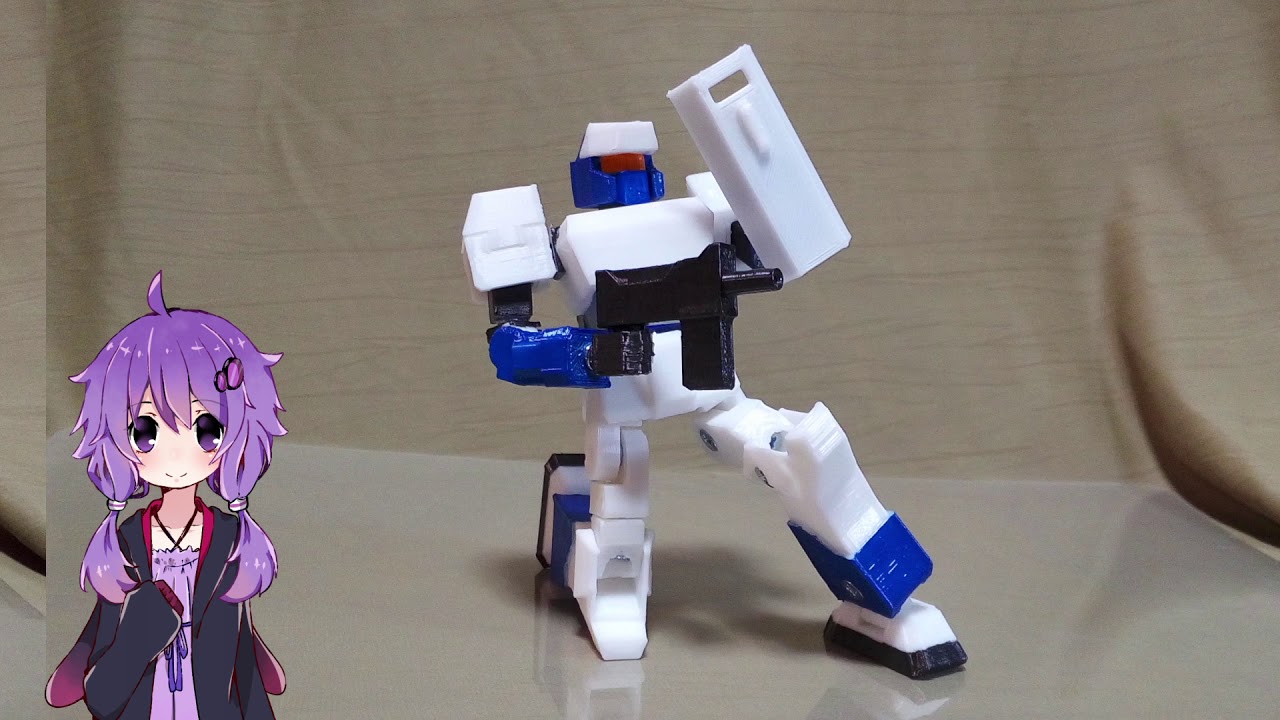 3dプリンターでオリジナルロボットフィギュアを作ってみた Youtube