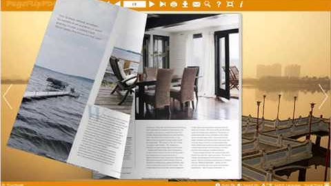 eFlip Standard -- present flipping pages by using flash and html5