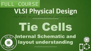 PD Lec 41 - Tie Cell | tie low| tie high | VLSI | Physical Design