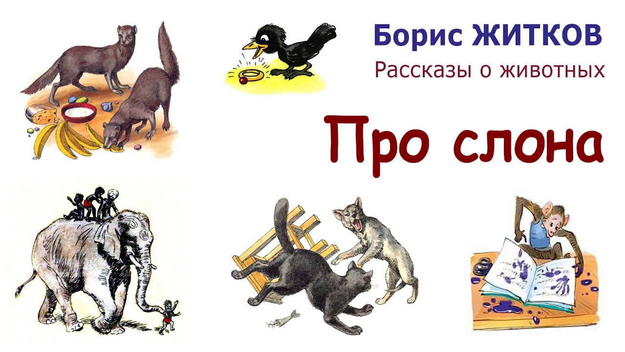 Борис Житков "Про слона" - Рассказы о животных - Слушать - YouTube