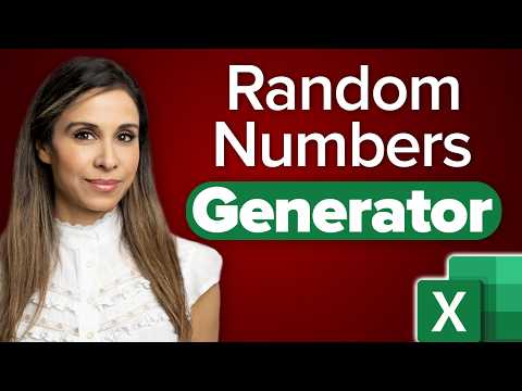 How to Create Random Numbers in Excel (including no repeats)