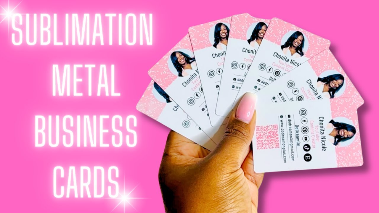 Sublimation Business Cards 