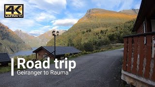 Gopro hero 7 //Road trip // Geiranger to Rauma in Norway (a must watch) 4k.