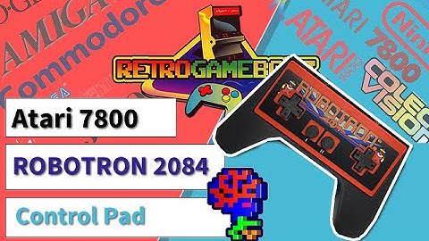 Atari 7800 Robotron 2084 Controller Demonstration