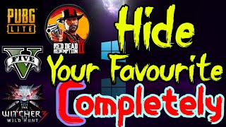 Hide Games In Your Computer| Completely |With Proof screenshot 3