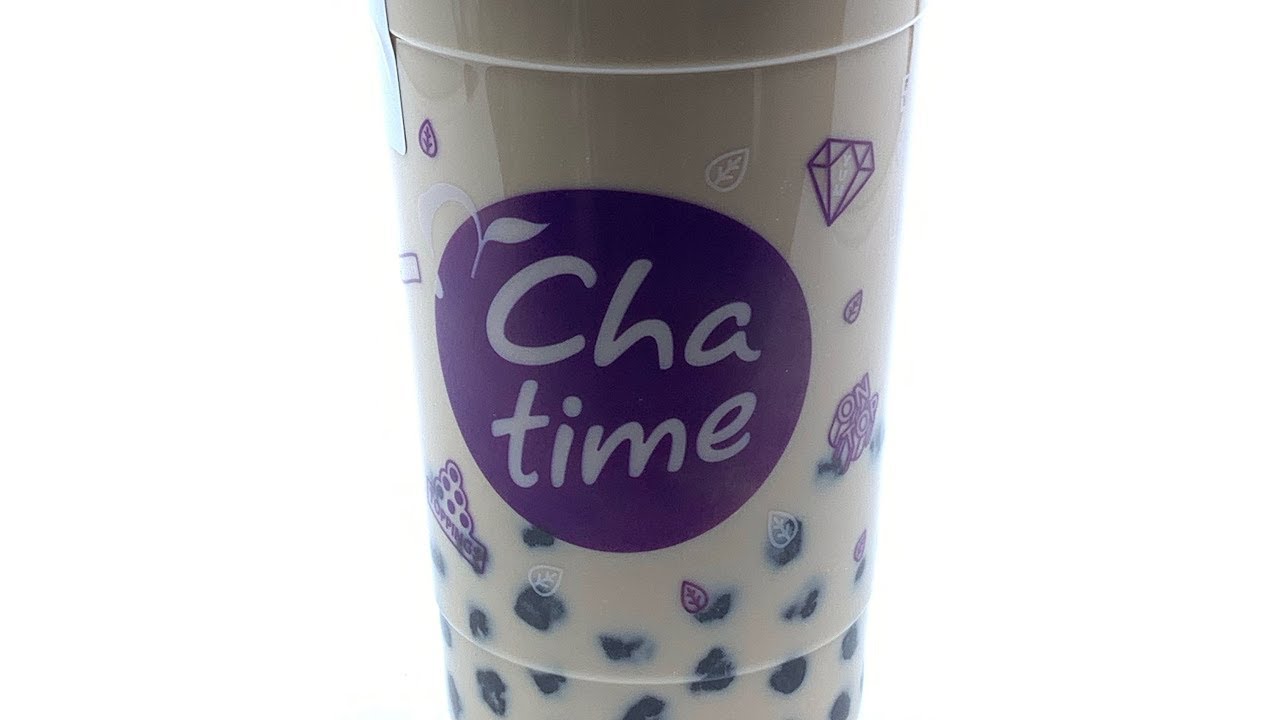 Chatime Bubble Tea with toppings - YouTube