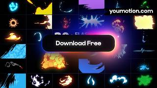 Flash FX Elements Energy FX Pack For AE/PR/DR/FCPX — Free To Download