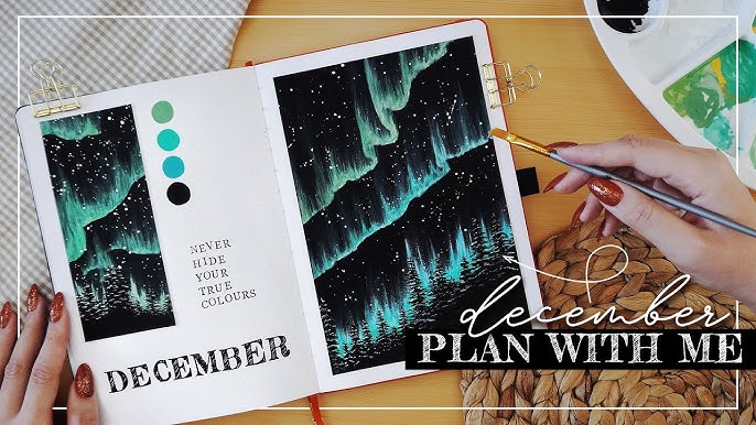 November Plan With Me 🍂 Bullet Journal Setup with Stencils 