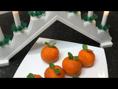 Новогодняя закуска “Мандаринки”