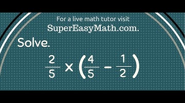 How to use order of operations with fractions
