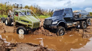 SOVIET URAL or American Hauler? ... Off-road does not forgive mistakes! ...RC OFFroad 6x6