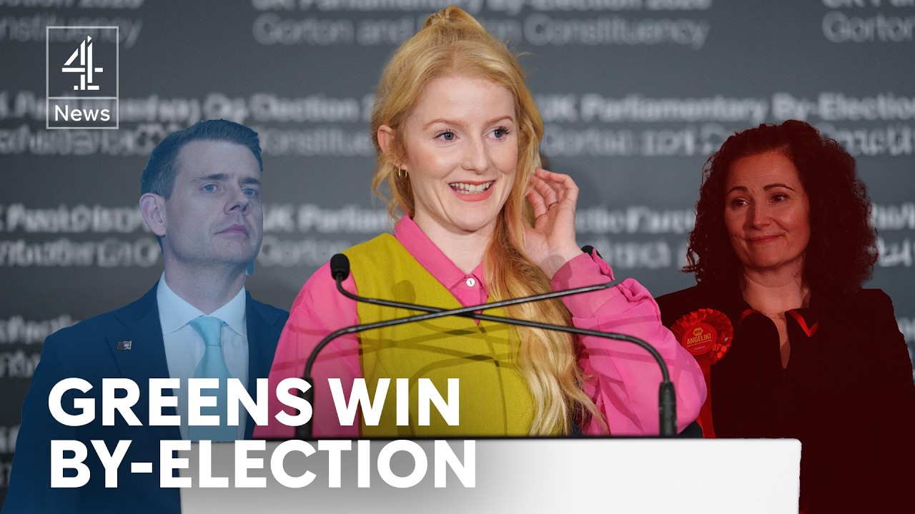Green Party's landmark by-election victory in Gorton & Denton