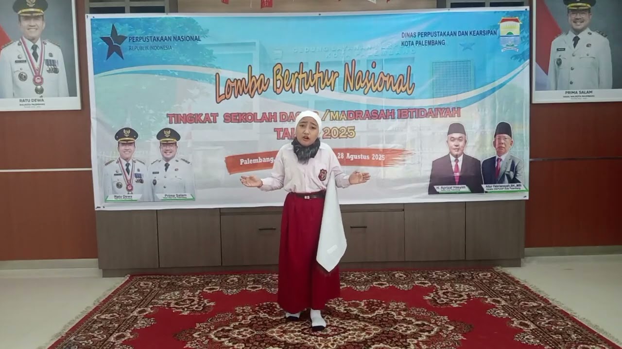 Lomba bertutur nasional Syarifa Akifa Nayla Palembang Sumsel