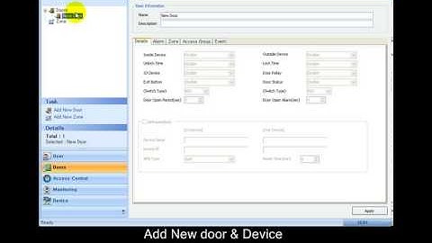 Single door configuration in BioStar 1