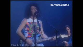 Steve Lukather - Guitar Solo Live - &quot;I&#39;ll be over you&quot; (1990)