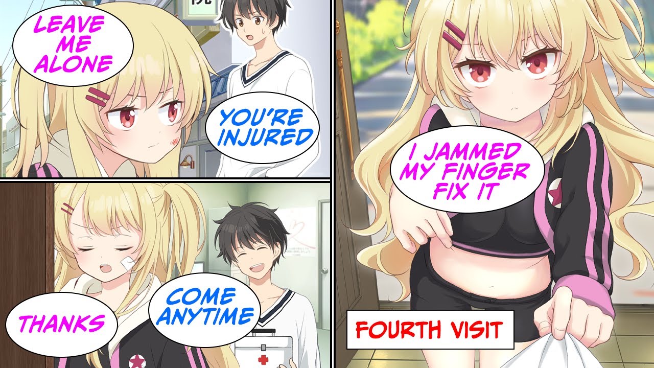 [Manga Dub] I treated a delinquent who injured herself… [RomCom]